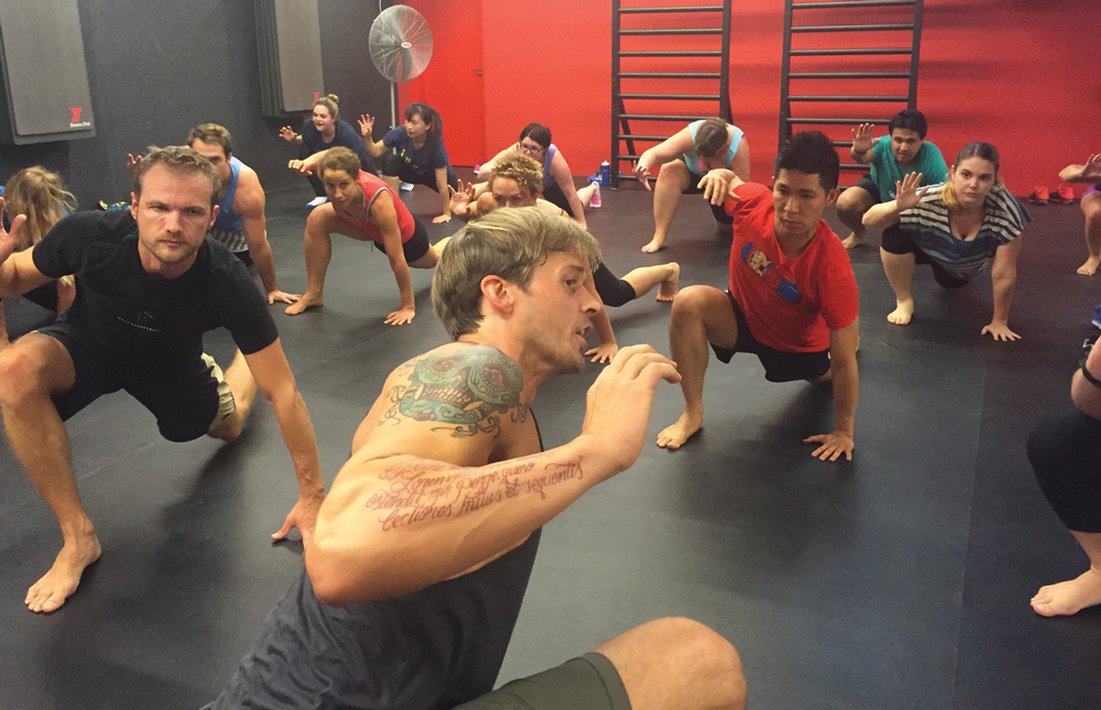 Animal Flow founder Mick Fitch teaches varied movements