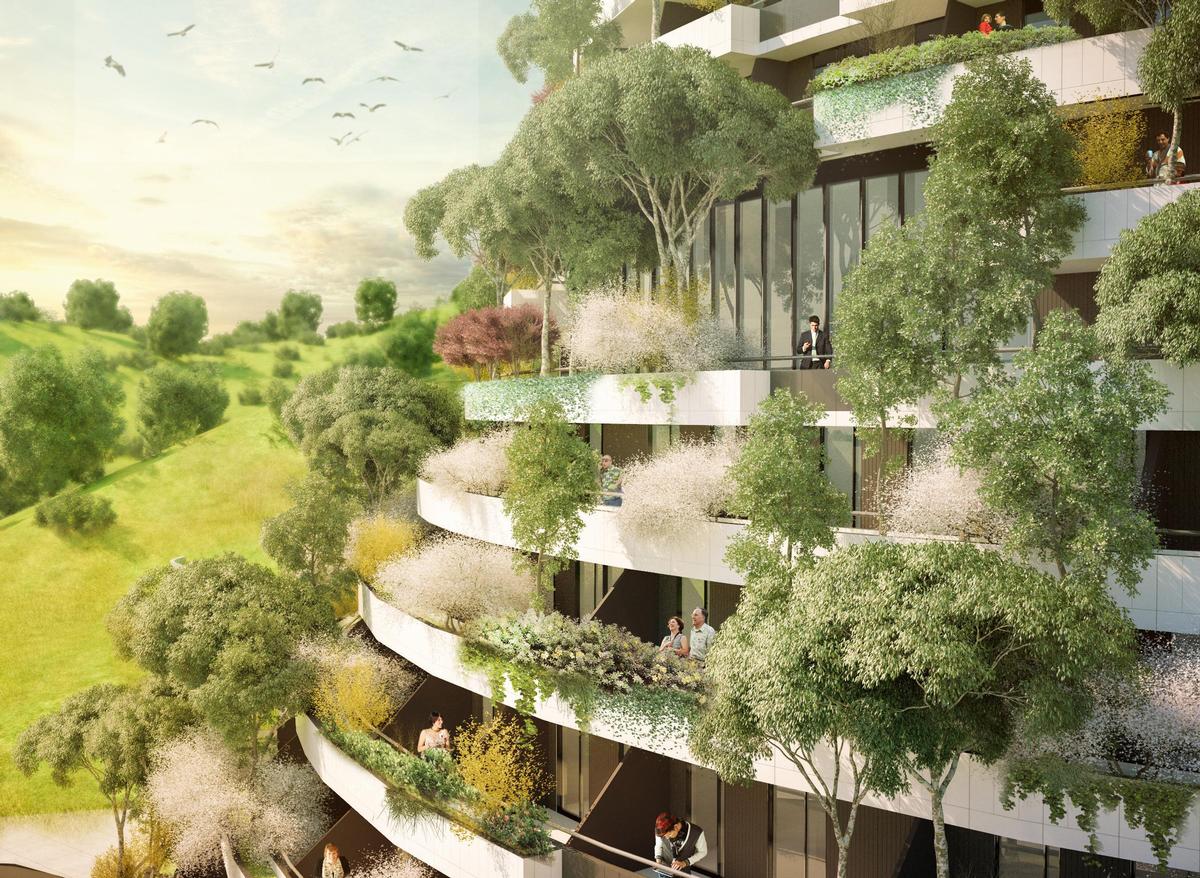 Boeri believes that tree-covered buildings enhance both the human and natural environment / Stefano Boeri Architetti