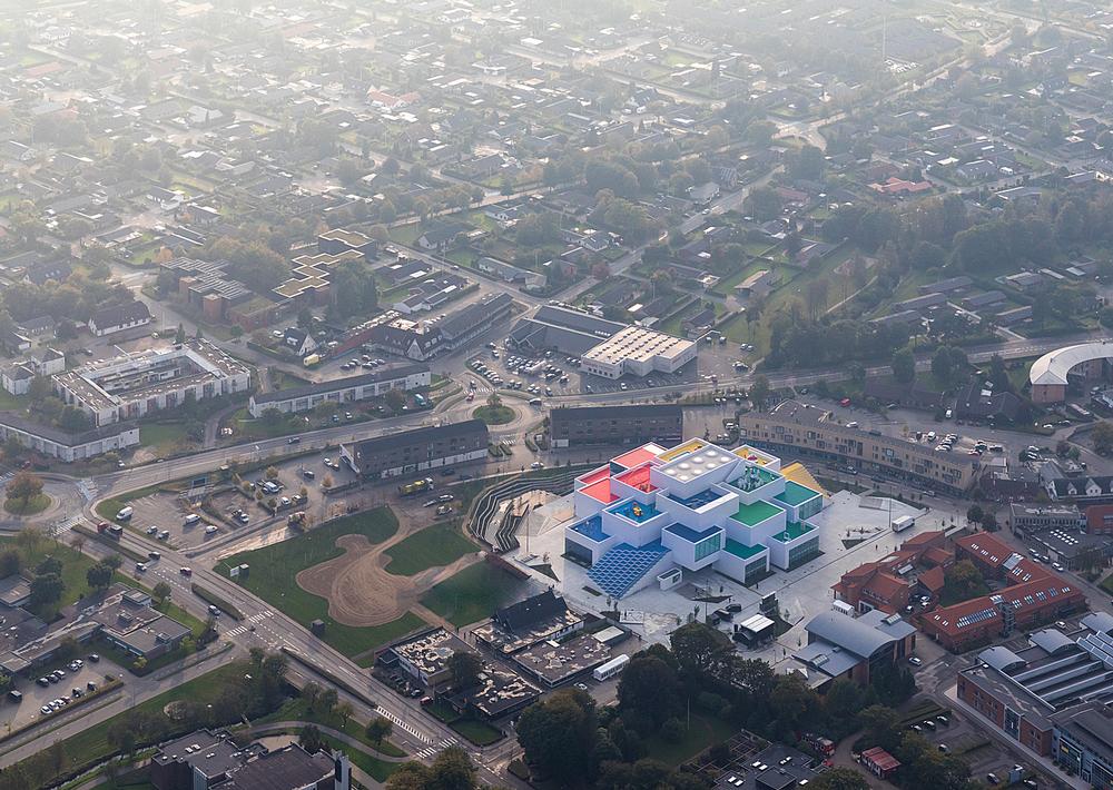 Lego House is in the heart of Billund, where the Lego brick was invented and is produced