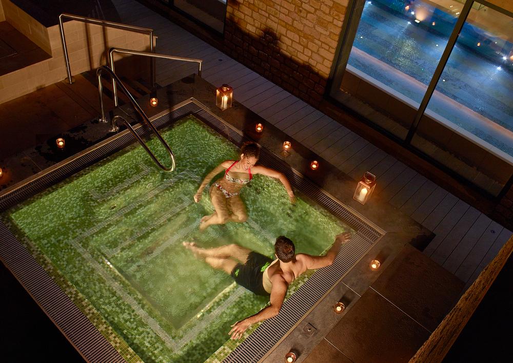 More than half of the entire hotel budget was spent on creating a standout spa