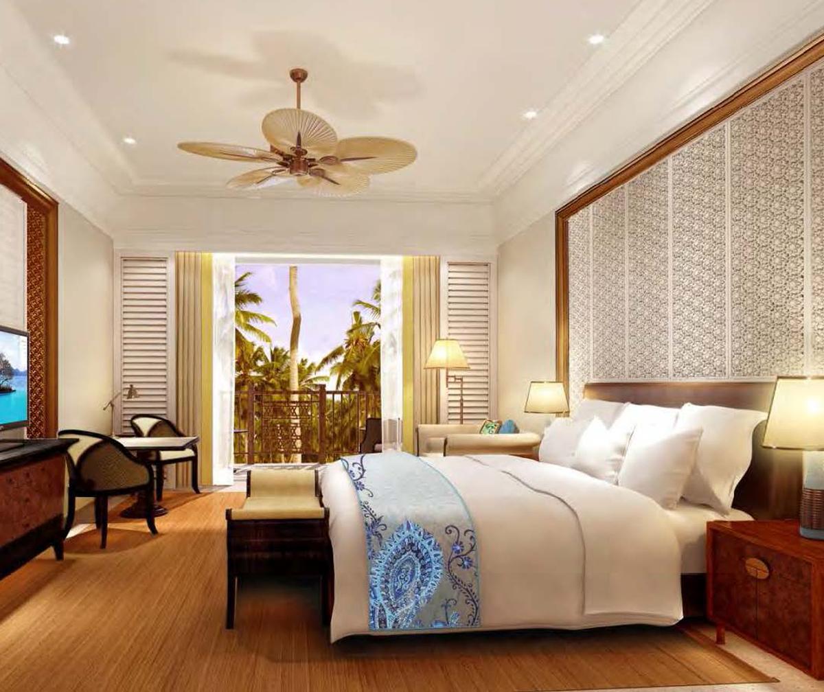 The beachfront resort will include 300 bedrooms – including 26 suites with private butler service 
