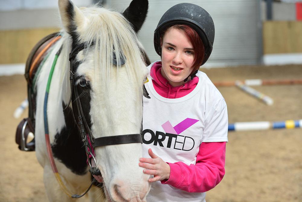 Riding for the Disabled in Coleraine, Northern Ireland is supported by Sported 