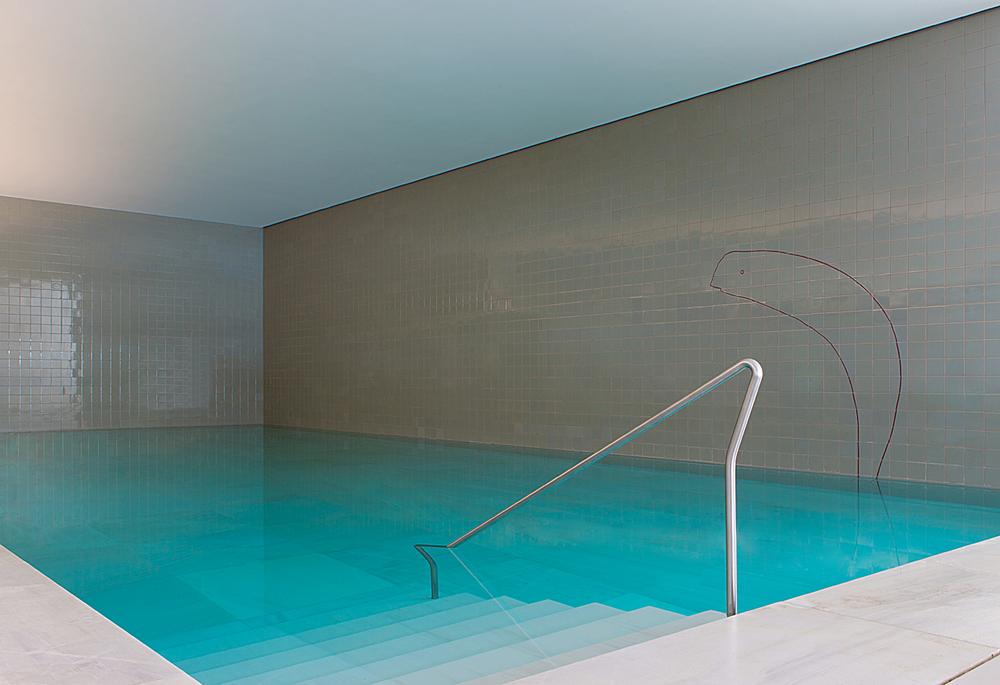 Minimalist architect Siza Vieira designed both spas, but the one at Vidago Palace has more of a softer, nurturing feel