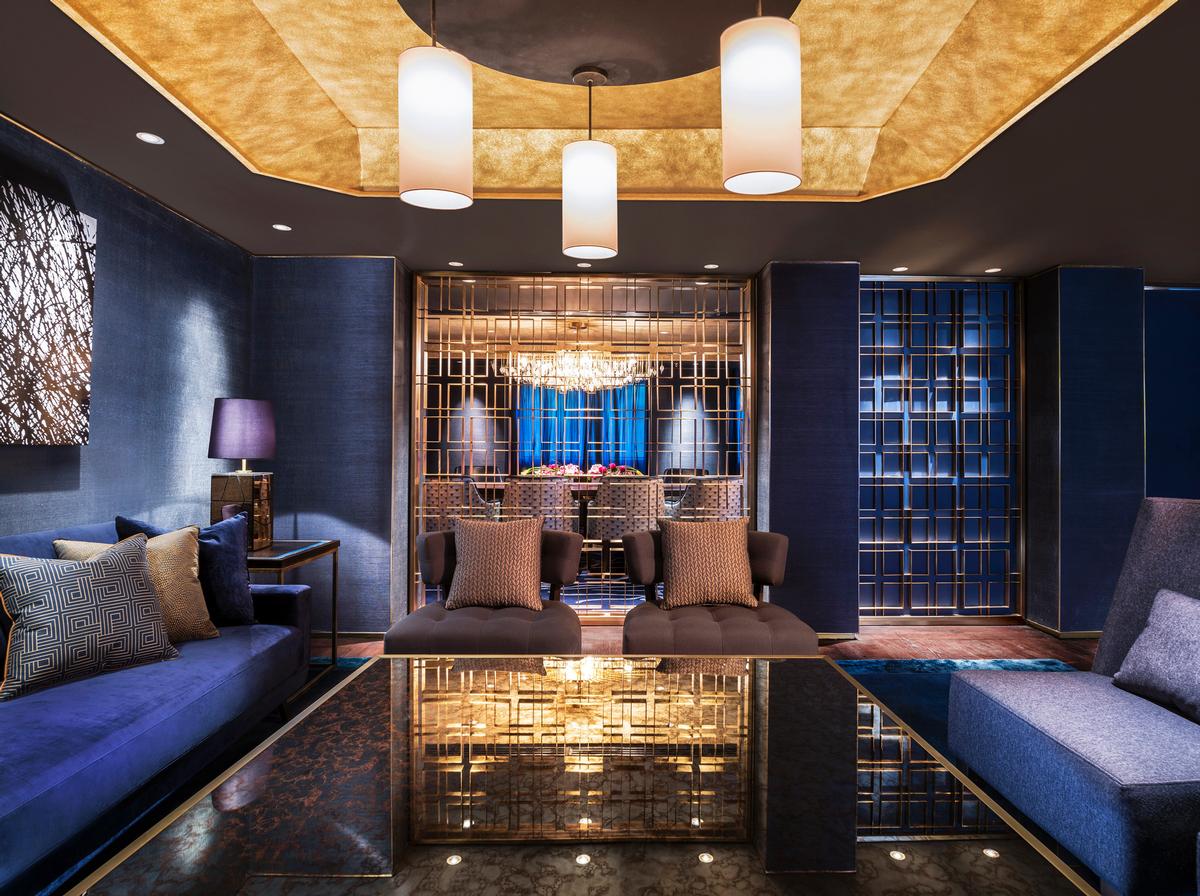 The interior colour scheme is inspired by the island’s shimmering corals / St Regis
