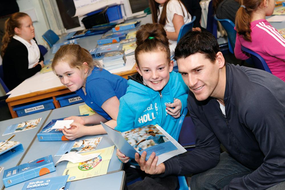 Appearances by Manchester City players like Gareth Barry help boost the profile of community initiatives