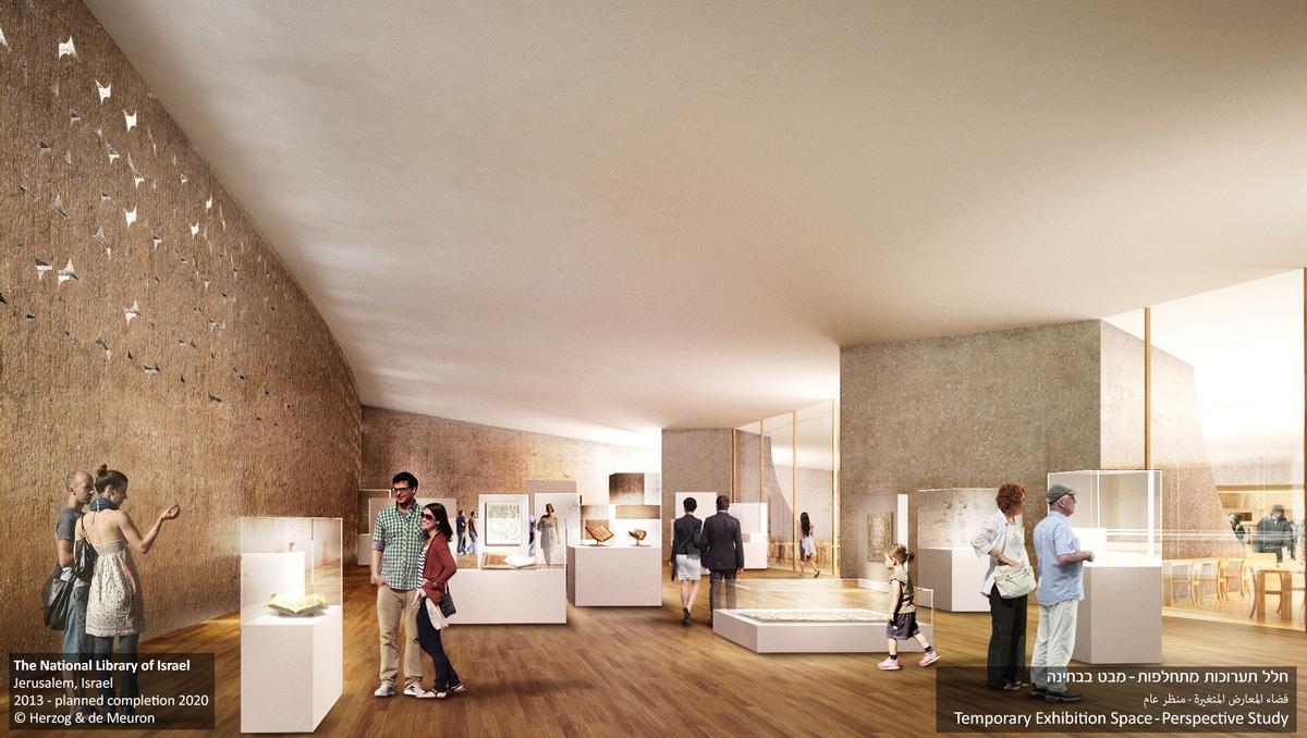 Facilities will include exhibition galleries, eating venues, an auditorium, a bookstore and a youth centre / Herzog & de Meuron