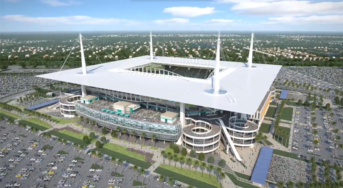 Miami Dolphins Hard Rock Stadium Renovation Time-Lapse 