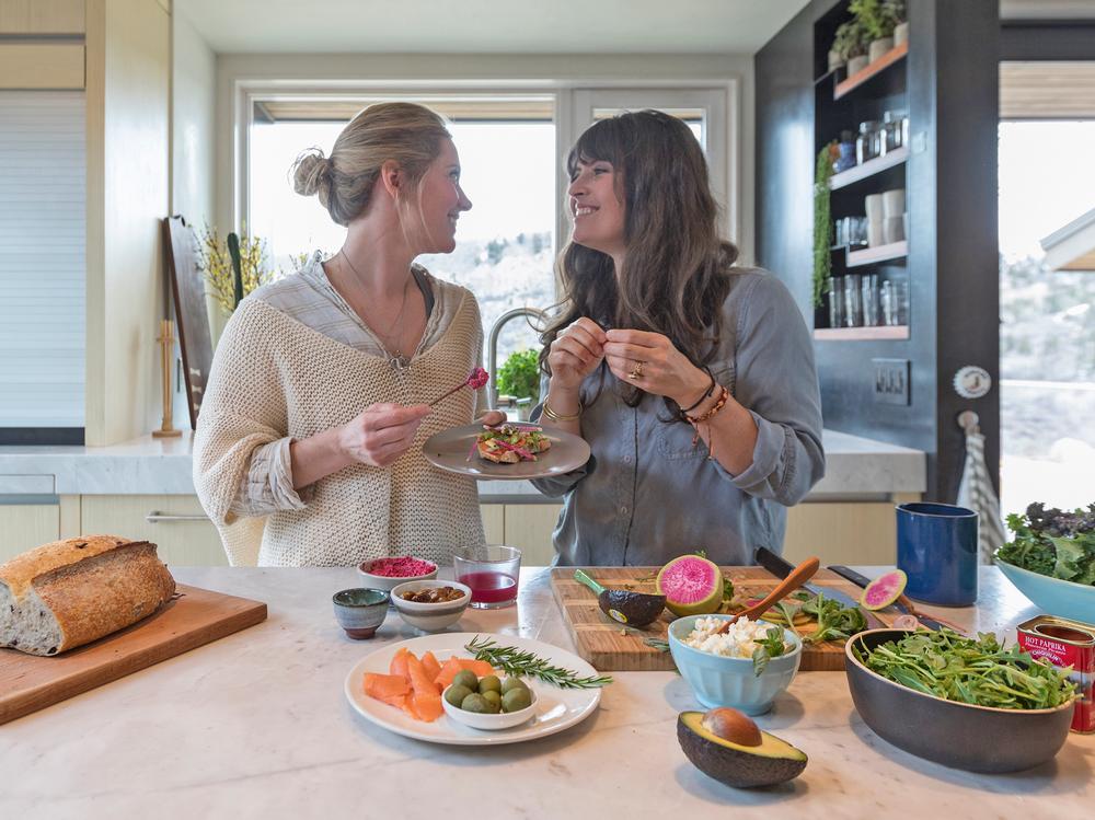 The wellness kitchen is designed to be an open, sociable space