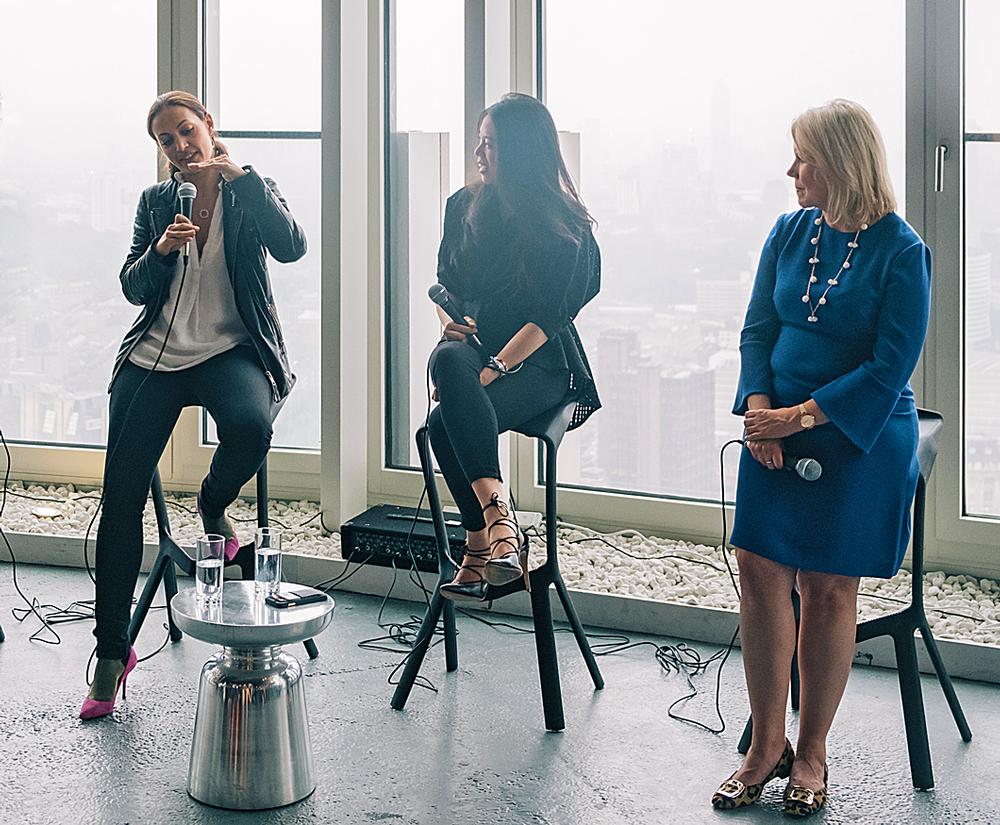 Søgaard recently took part in a business talk in London offering advice to architects, along with Design Haus Liberty founder Dara Huang (centre) and Caroline Roberts, global head of people and talent at Zaha Hadid Architects (right)