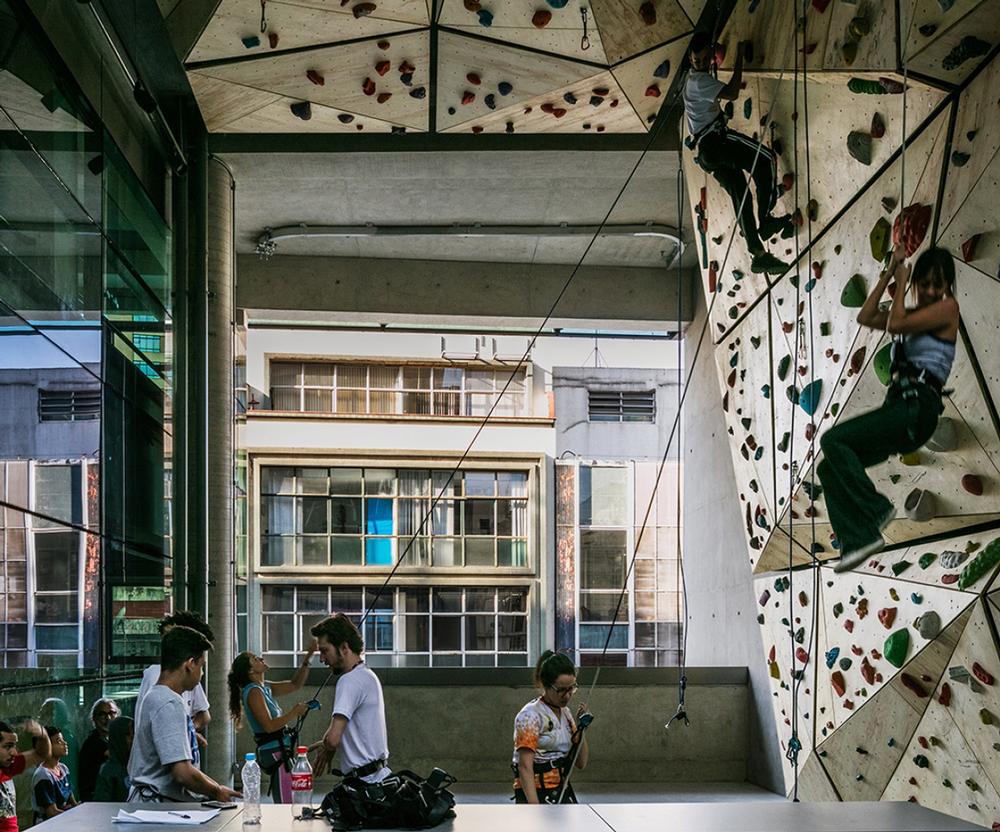 Created for Brazilian non-profit SESC, the 14-storey building has been reimagined as a vibrant fitness, sports, leisure and cultural desination for the people of São Paulo