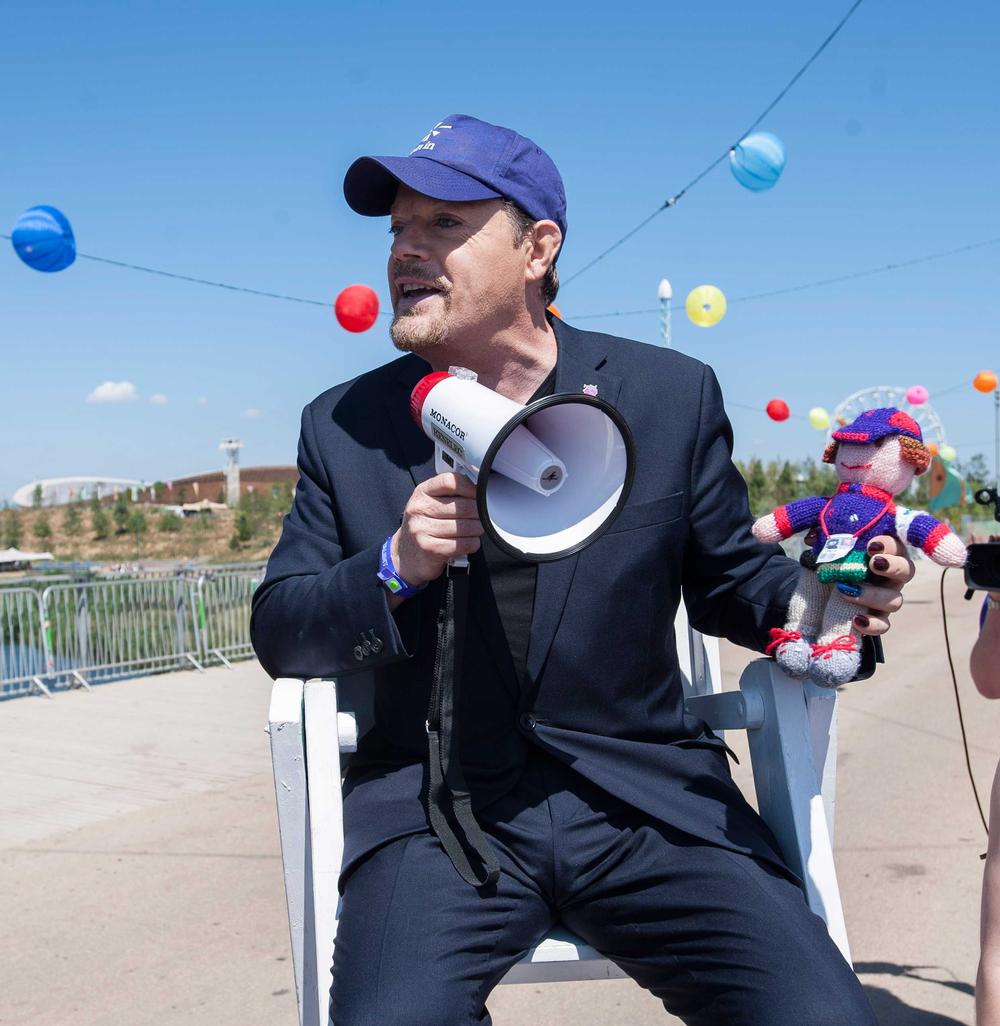 Izzard had a high profile role in recruiting London 2012 Games Makers – work that continues with Join In