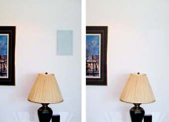 Invisible loudspeakers