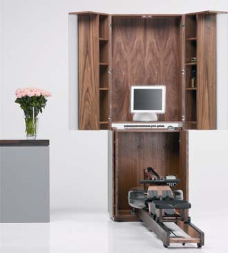 WaterRower going into the closet