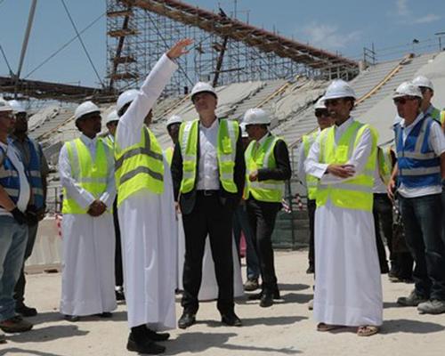 President Infantino announce the initiative during his two-day visit to Qatar / FIFA