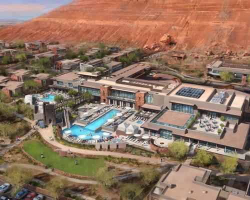 Sentierre Padre Canyon will be built on a 43-acre parcel of land in the Mojave Desert, and will include 105 guestrooms and suites, as well as 42 residential villas