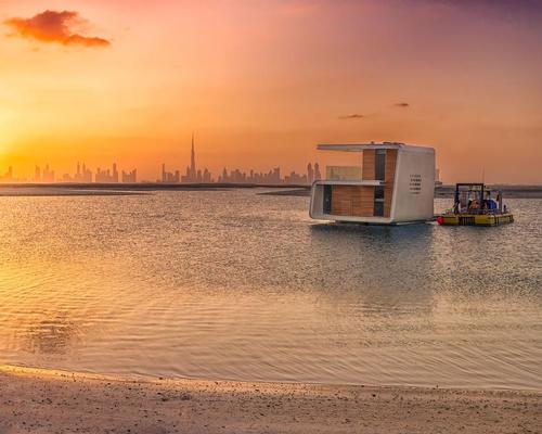 The first Floating Seahorse is now on location in Dubai / Kleindienst Group