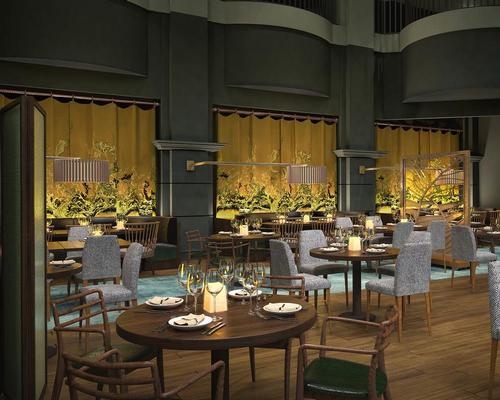A new restaurant and bar is being added to the resort by RPW / RPW Design