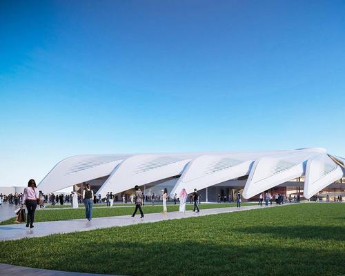 Calatrava's pavilion will feature alongside structures from the likes of BIG, Foster + Partners and Grimshaw Architects at the expo / Santiago Calatrava