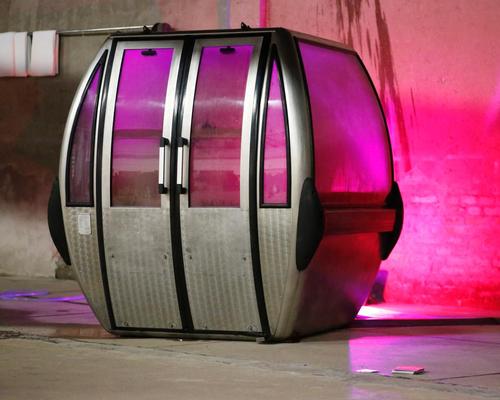 The Saunagondel was officially unveiled at Milan Design week in April / Saunagondel