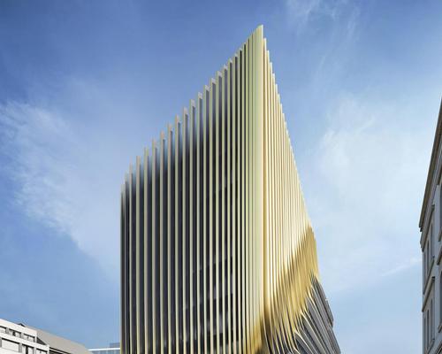 The striking new exterior designed for Masaryk Railway Station / Zaha Hadid Architects