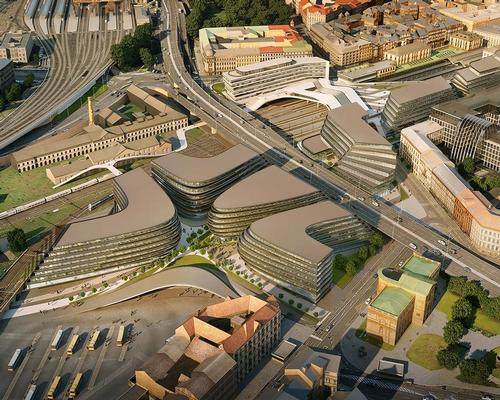 The project will rejuvenate a brownfield urban site that has been abandoned for decades / Zaha Hadid Architects