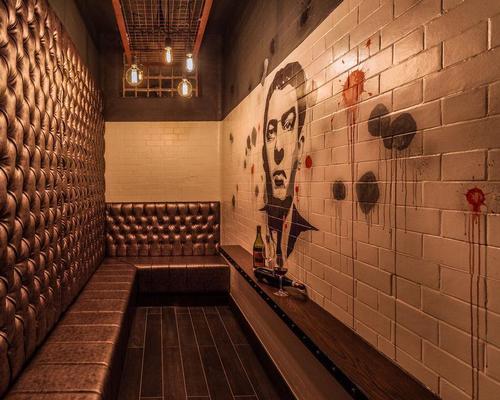 Three of the courthouse’s 5ft x 15ft cells have been preserved and transformed into VIP booths / Courthouse Hotel Shoreditch