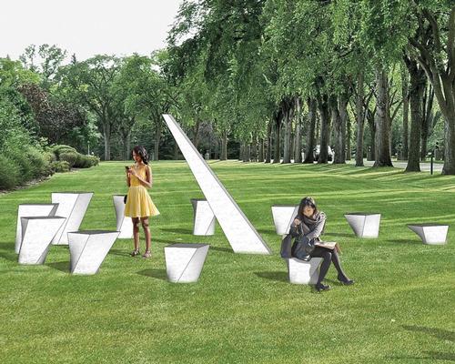 David Adjaye donated a sundial themed installation for the Design Museum sale / Phillips 