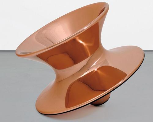 Thomas Heatherwick donated a bronze chair, called Spun / Phillips 