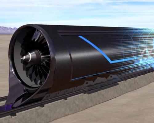 Hyperloop One's vision of how one of their capsules might look like / Hyperloop One