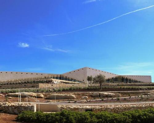 The US$60m, (€55m, £40m) project, which has the intention of creating an iconic building to act as a beacon of hope for the Palestinian people