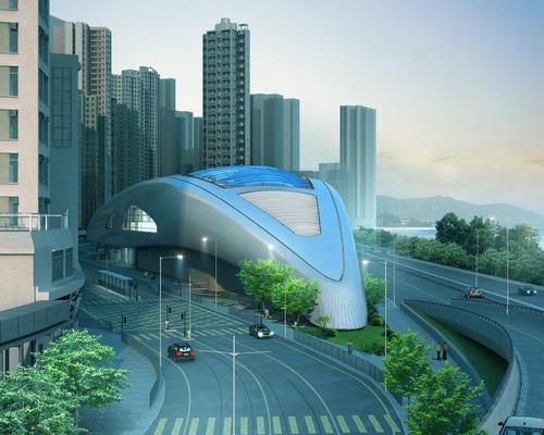When completed later this year, the pool facility will resemble an oncoming train / Farrells