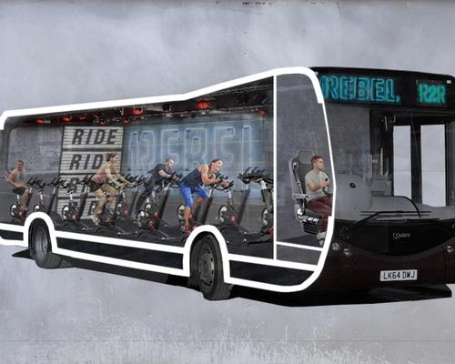 The Ride2Rebel bus aims to take active commuting to a whole new level / 1Rebel