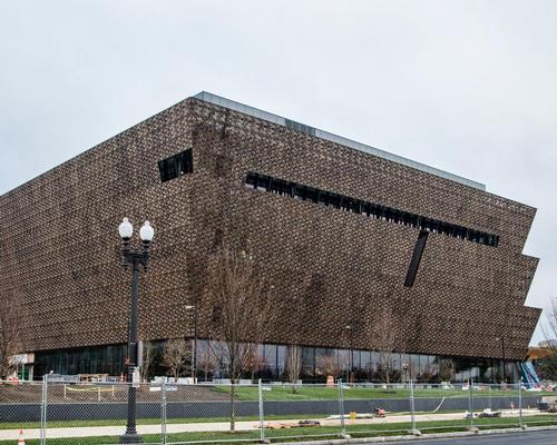 Exhibition galleries, an education centre, a theatre, café and store will be spread across nine storeys 
/ National Museum of African American History and Culture