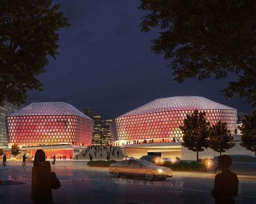 GMP will use colour, material and layout to fill the Urban Concert Hall with local motifs and references / GMP