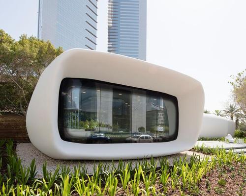 The developers say this is the world's first fully usable 3D-printed building / Government of Dubai