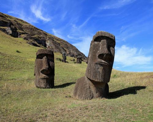 Some Easter Island statues are at risk of being lost to the sea because of coastal erosion / Shutterstock.com