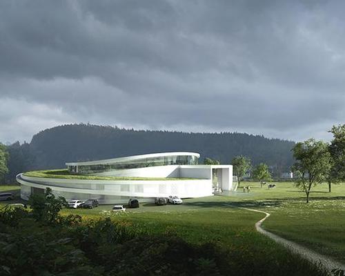 Agence Search have visualised a “compact, inclusive and highly contextualised” circular building / MIR