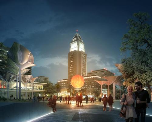 Thw FAB Park project incorporates themes of food, art and land to celebrate LA’s diversity / OMA and MLA