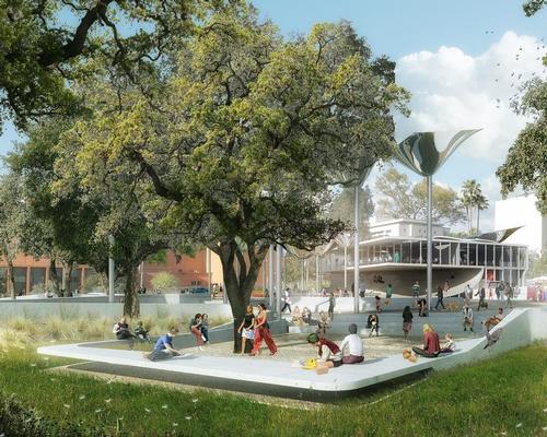 The City’s Department of Recreation and Parks organised a design competition for the commission on the 1.96 acre site / OMA and MLA