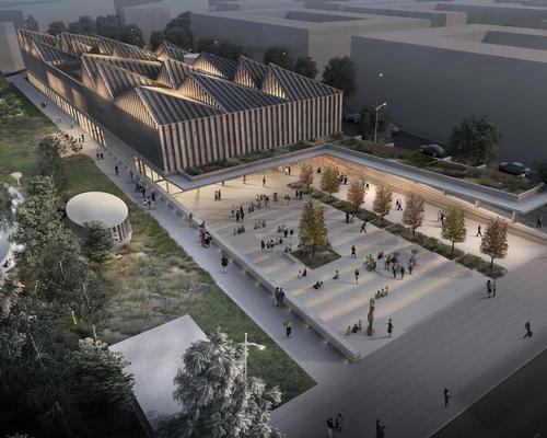 Adjaye has worked with Latvian architects AB3D on the design, which the jury said would 'give the new museum real presence' / Adjaye Associates/Malcolm Reading