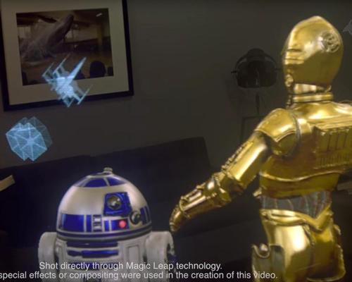 Magic Leap's demonstrated its technology using a scene from Star Wars