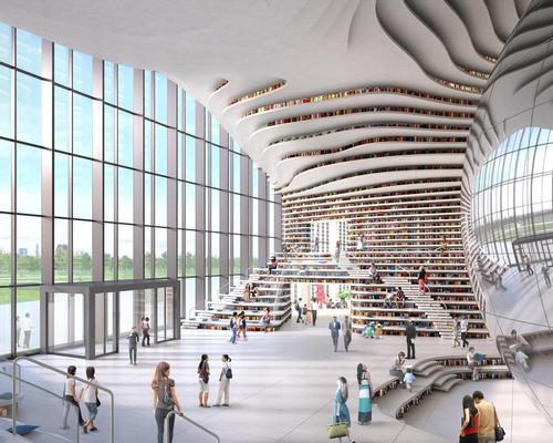 The library is expected to open in mid-2017 / MVRDV