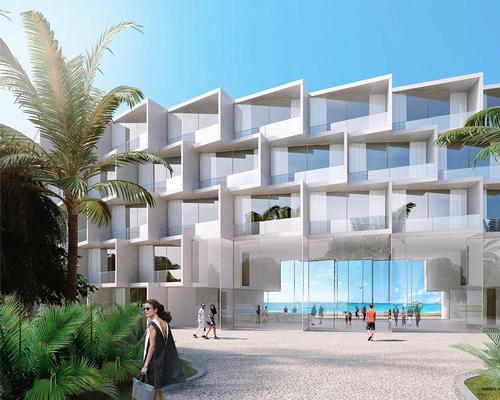The designers began the project by examining coral, its models, systems and processes of growth / Architects of Invention 
