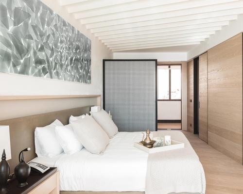 Designed by Barcelona-based OAB architects, the 141-bedroom Canyon Ranch Kaplankaya is constructed with environmentally-conscious materials and finished to complement the surrounding scenery