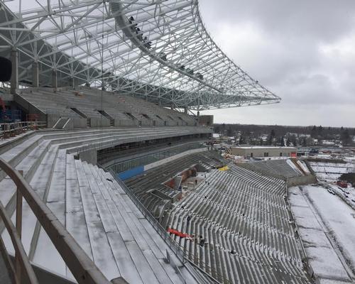 Construction will be largely completed by August 2016 / The University of Regina Rams