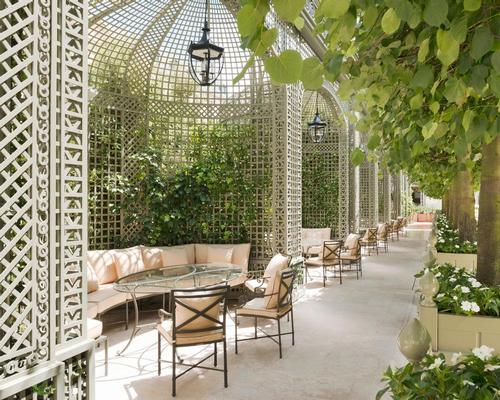 The hotel's garden has also been refreshed / Vincent Leroux