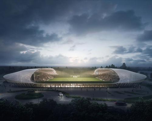 Glenn Howells and Zaha Hadid Architects reach final in stadium design competition for Forest Green Rovers