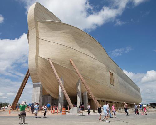 The boat is 510ft (155.5m) long, 85ft (26m) wide and 51ft (15.3m) high, the original dimensions outlined in the Bible / John Minchillo/AP/Press Association Images