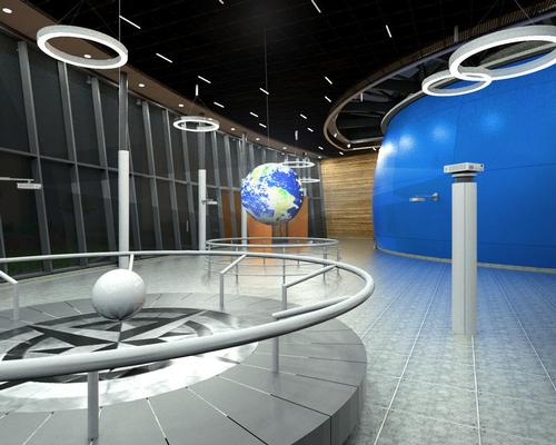 the 125-seat planetarium will include a 3D immersion theatre with a 40ft dome, a large Foucault pendulum and open space for exhibits / Orange Coast College