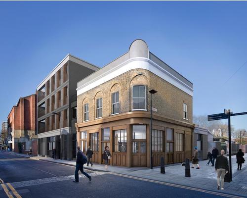 An old pub on the site will be restored, expanded and opened as a museum café
/ Wright & Wright Architects